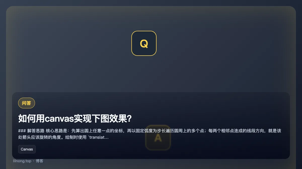 如何用canvas实现下图效果？