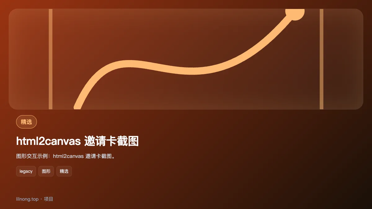 html2canvas 邀请卡截图